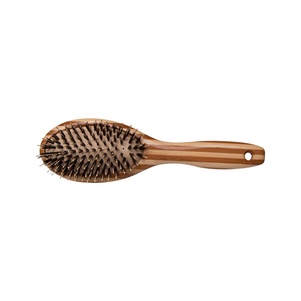 milieuvriendelijke haarborstel zenz paddle brush combo, varkenshaarborstel