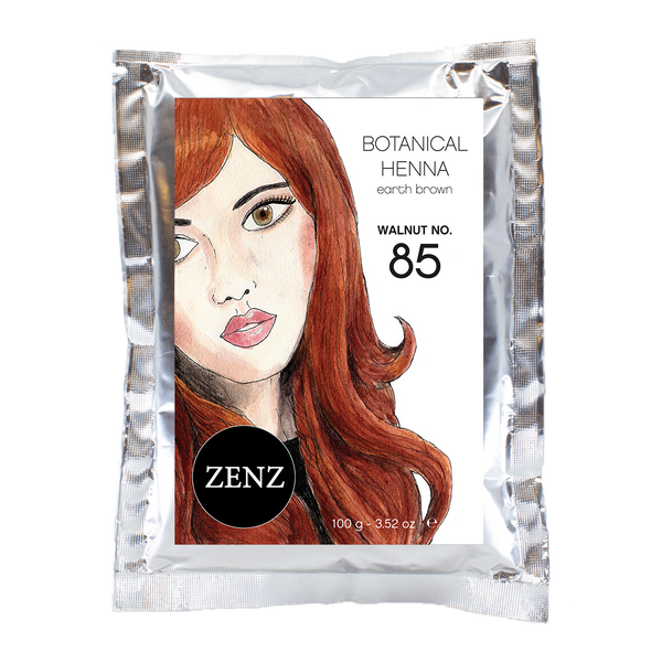 Botanical Henna Hair Colour Walnut no. 85 is een natuurlijke henna haarverf voor alle haartypes. Vooral geschikt voor het creëren van een neutrale bruine kleur in bruin en donkerbruin haar, ook bij grijs haar