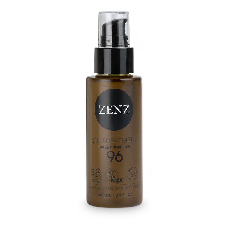 Organic Oil Treatment Sweet Mint nr. 96 is een multifunctionele olie voor haarverzorging, huidverzorging en styling. Vooral geschikt voor fijn en vet haar.